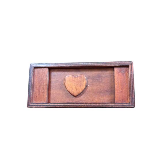 Rectangle secret wooden puzzle box - Picture 1 of 6